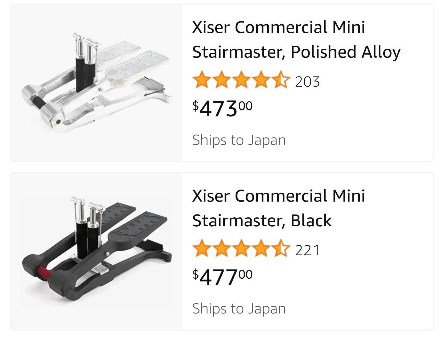 Xiser Commercial Mini Stairmaster, Black