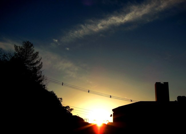 夕暮れ