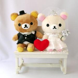 ウエディング　ウェルカムドール　ベイビーココ＆ナツ ベイビーココとナツのぬいぐるみをウェディングドールに。｜結婚