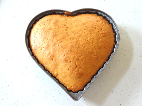 ハートケーキ