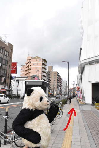 まっすぐ進みます