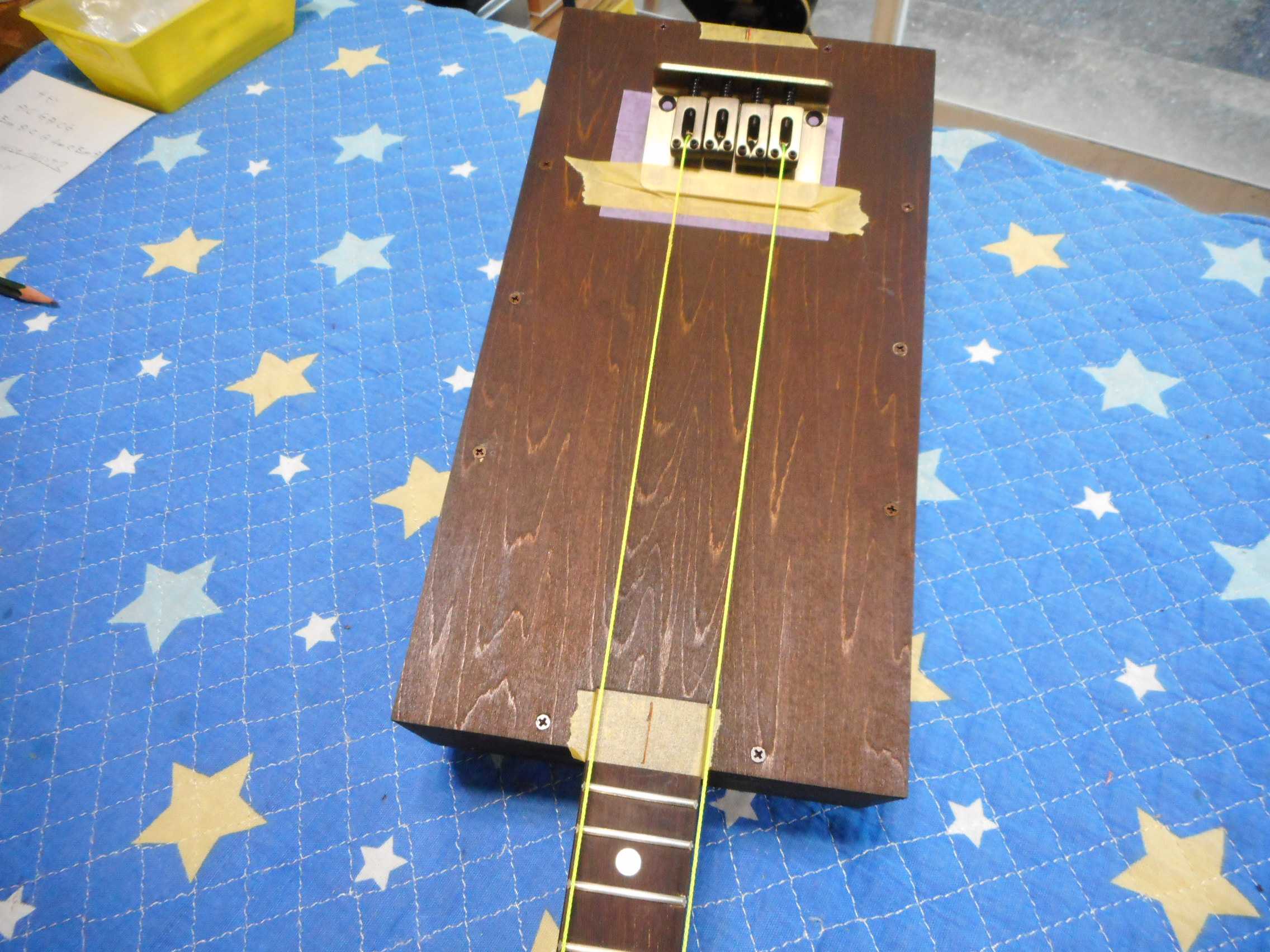 🌸シガーボックス・ギター 工房製作初号機 祝完成しました