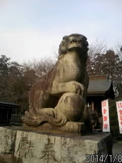 白鷺神社の狛犬さま３