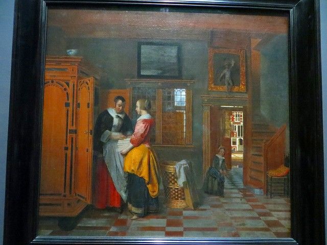 フェルメール 士官と笑う女 士官と笑う娘 1658年頃 De Soldaat en het Lachende Meisje,1655-60