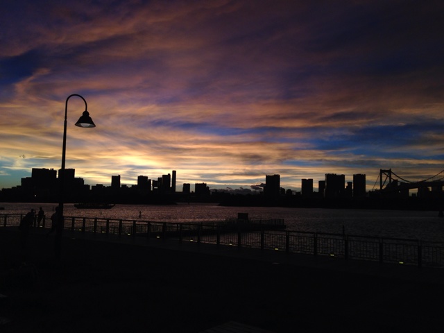 レインボーブリッジ 夕暮れ