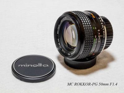 MINOLTA MC ROKKOR-PG 50mm F1.4 ] | ♡ With My Cobby - 楽天ブログ