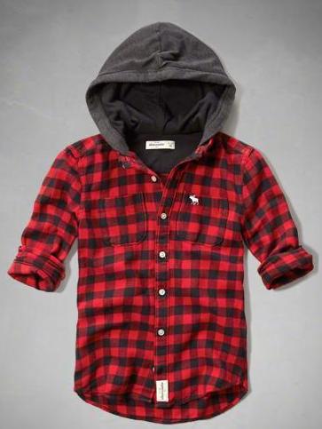 hooded plaid shirt　＄17.47.jpg
