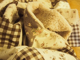 チョコパッチボアブランケット２