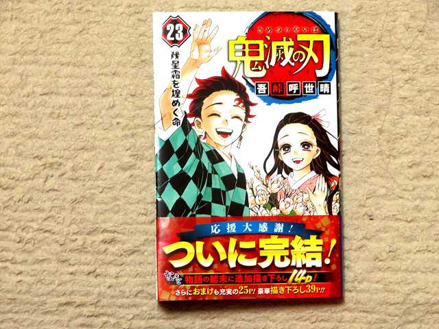 鬼滅の刃・新聞広告／23巻（2020年12月4日） | 星とカワセミ好きのブログ - 楽天ブログ