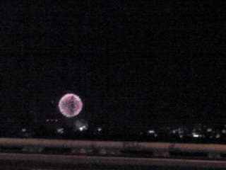 綱島から花火2012年８月・２