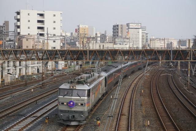 上野発 最終 EF510-510牽引 寝台特急｢カシオペア｣4