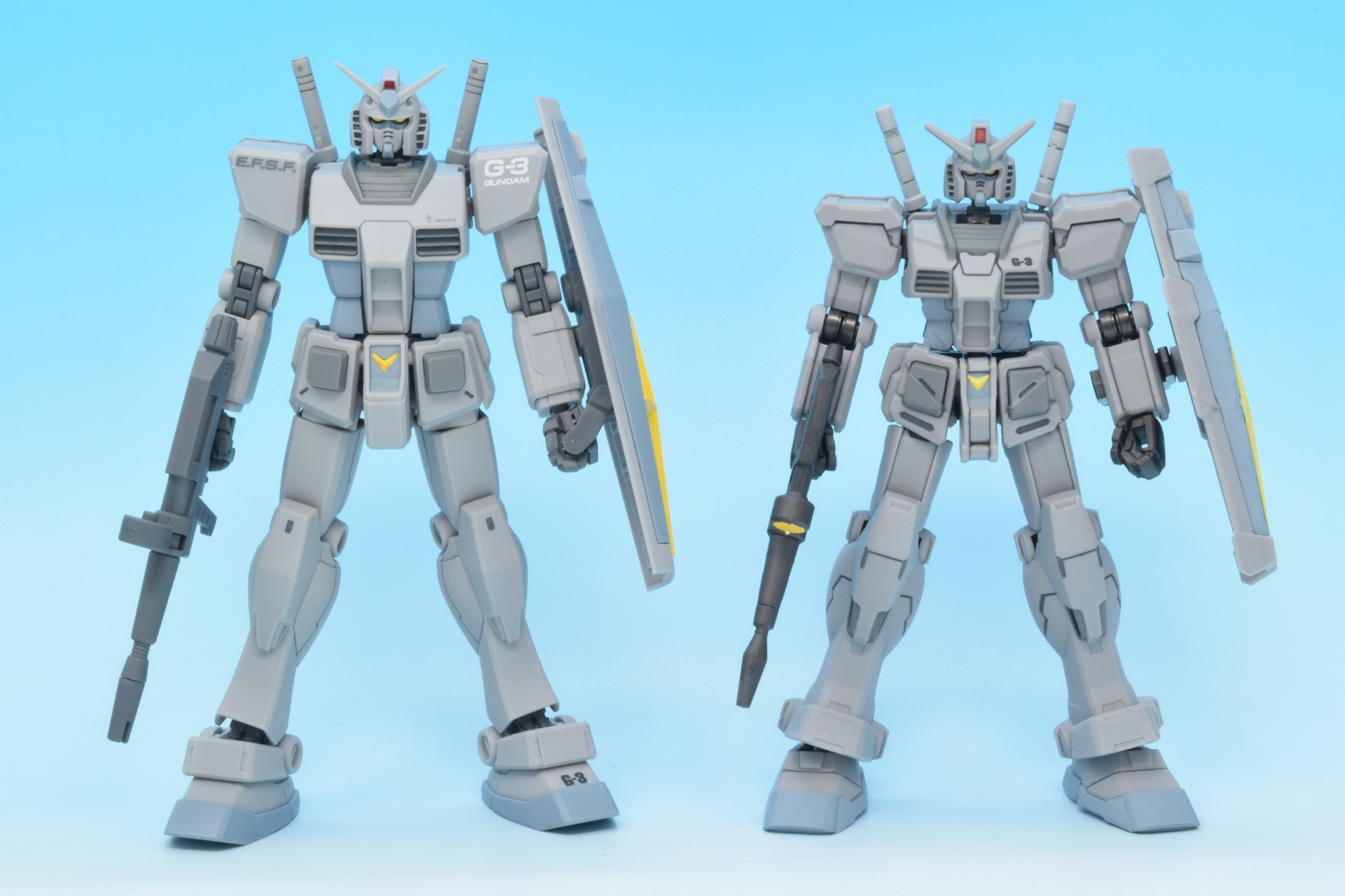 Gフレーム　G-3ガンダム&シャア専用リック・ドム 機動戦士ガンダム Gフレーム G-3ガンダム＆シャア専用リック
