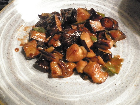 手料理ナスピーマン味噌炒め140502