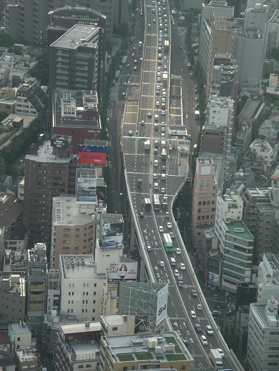 六本木ヒルズ展望台からの眺め