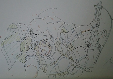 機動戦士ガンダムTHEORIGIN暁の蜂起ブルーレイ原画