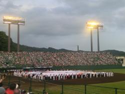 ホームベース近く・・・