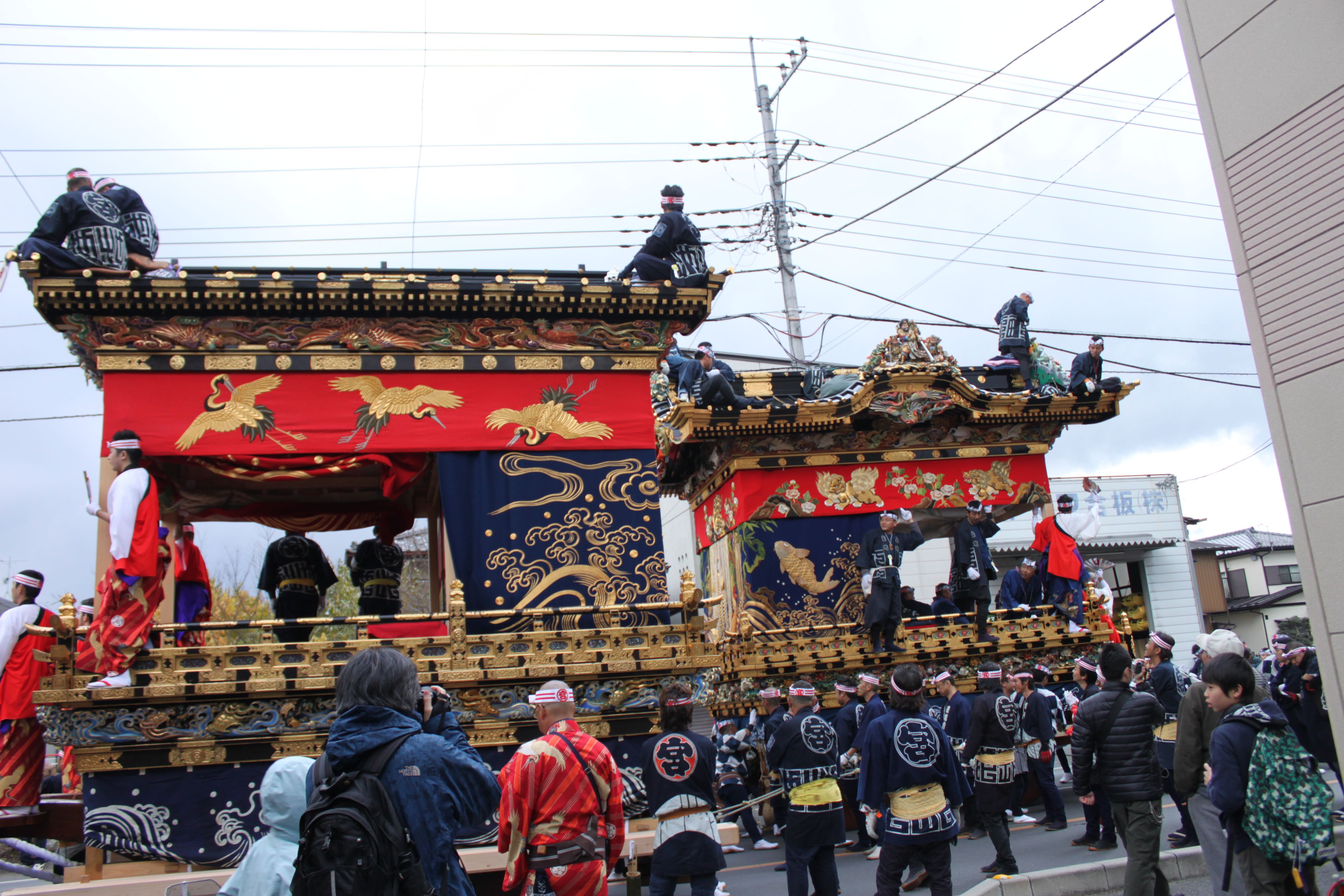OMT様専用】秩父夜祭 山車 模型 秩父夜祭の山車(中近)手作り模型