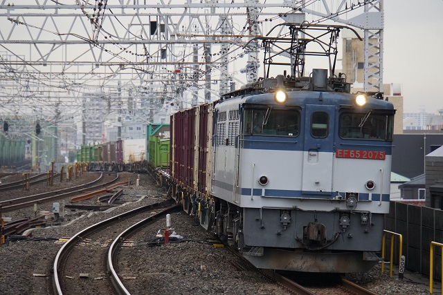 JRF EF65 2085牽引 鹿島貨物 & EF65 2075牽引 千葉貨物3