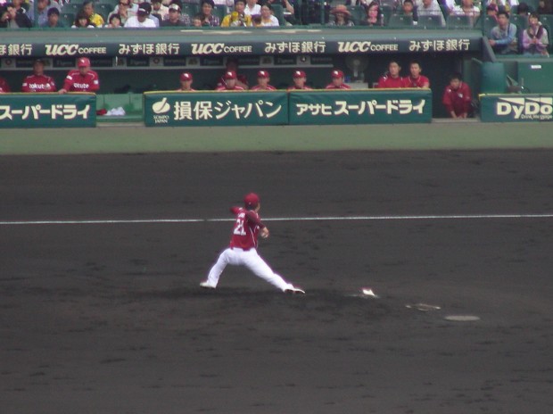 プロ初登板初先発の釜田投手