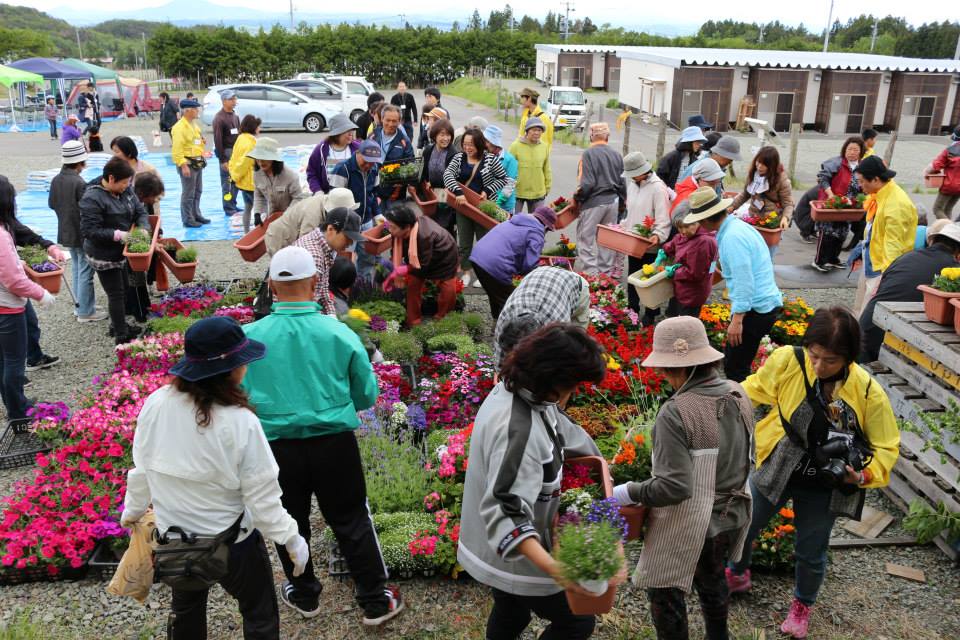 福島にお花