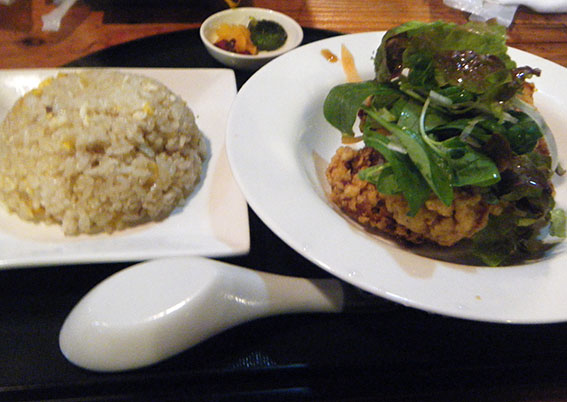 紅龍の「焼き飯」と「から揚げ」♪