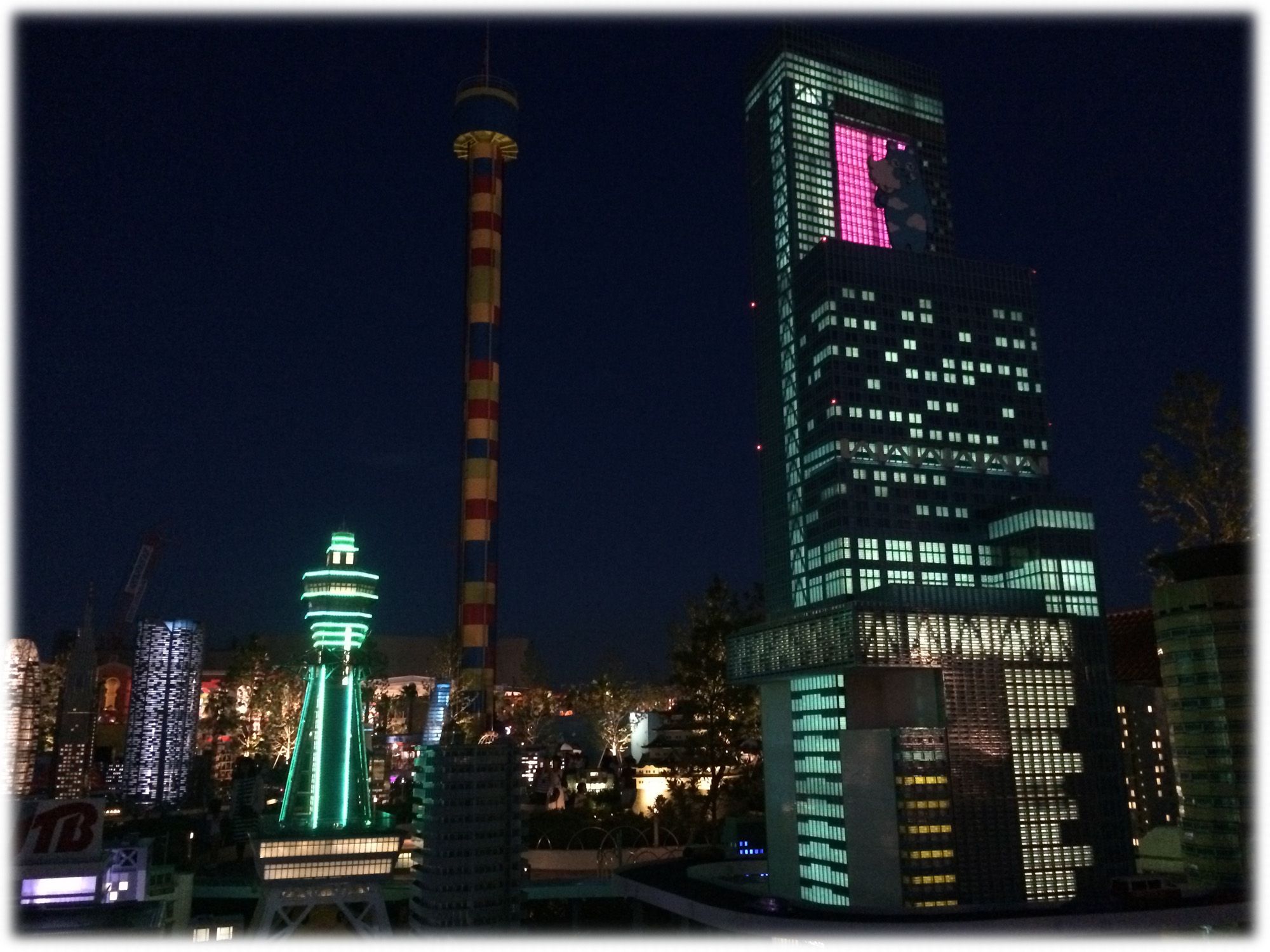 ミニランド あべのハルカス 夜
