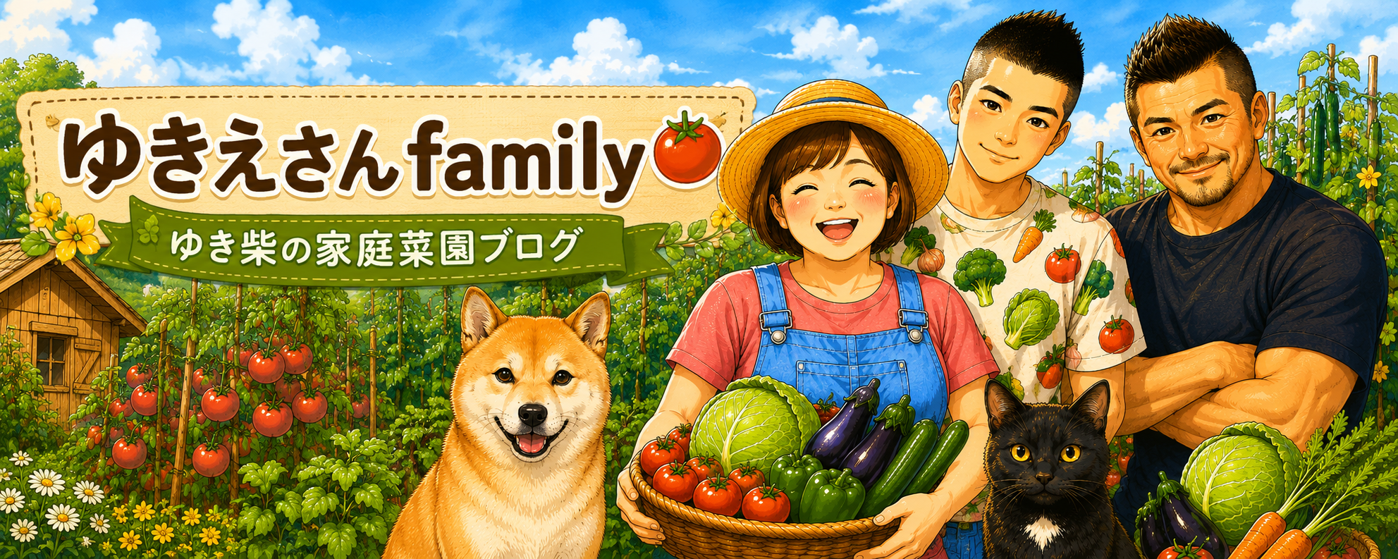 ゆきえさんfamily🍅ゆき柴の家庭菜園ブログ