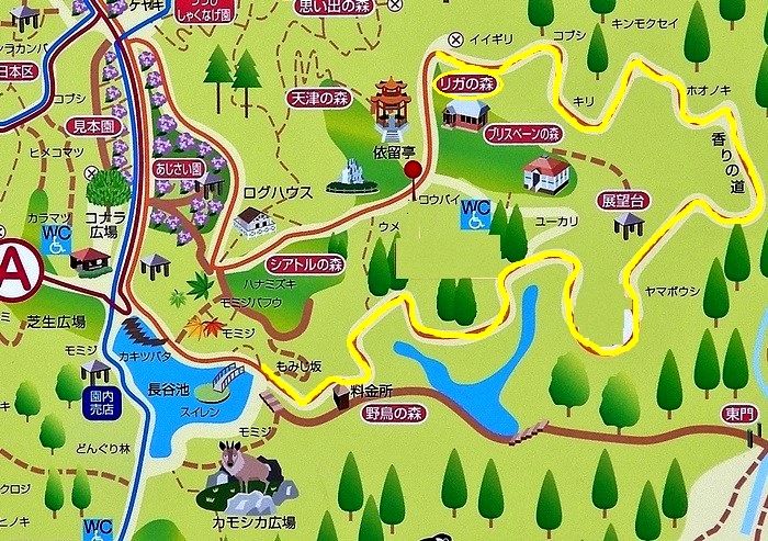 香りの道マップ