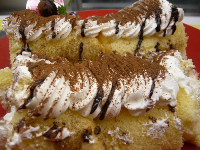 やわらかいケーキ