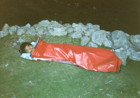 アイオナ島野宿