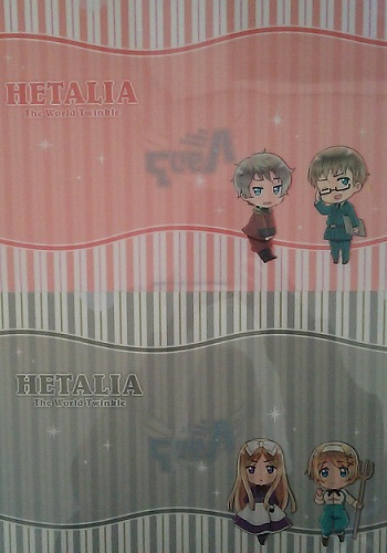 ヘタリア アニくじE賞クリアファイル２枚セット