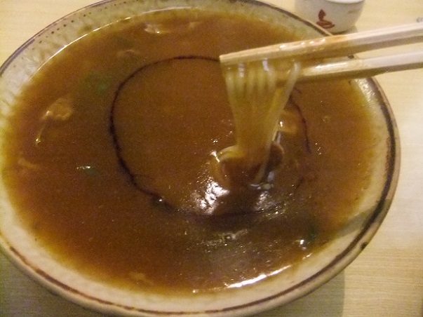 信そば長野屋＠三ノ宮のカレーそば２