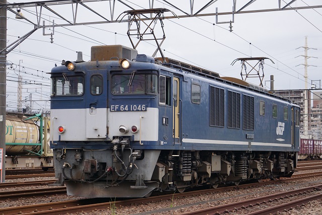 EF64 1046 JRF広島色 牽引 鹿島貨物2