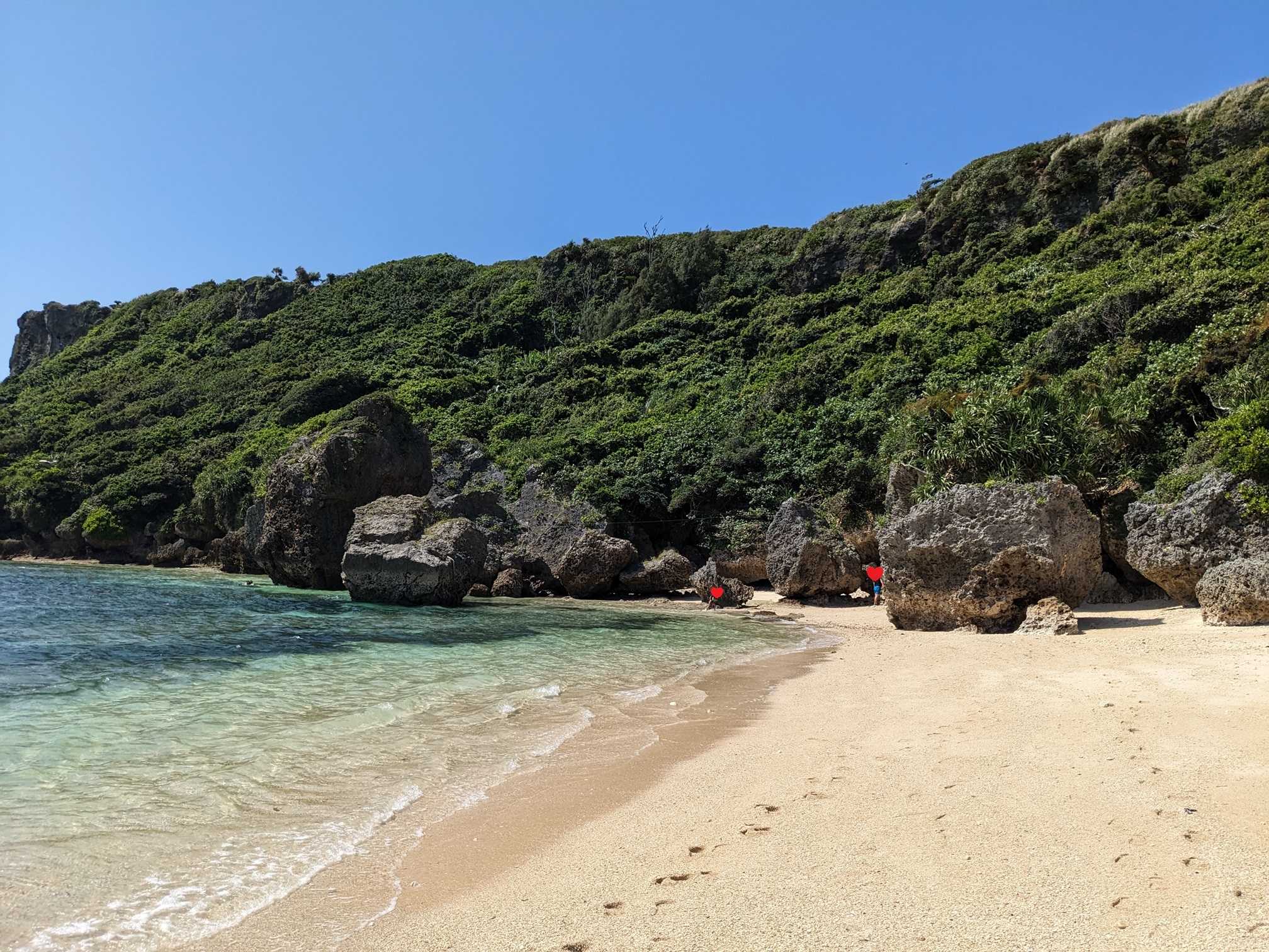 うるま市の綺麗なビーチ ウクの浜