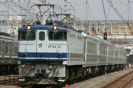 EF65 105号機　ユーロライナー JR東海 国鉄EF65形電気機関車 ユーロライナー EF65-105 大阪駅