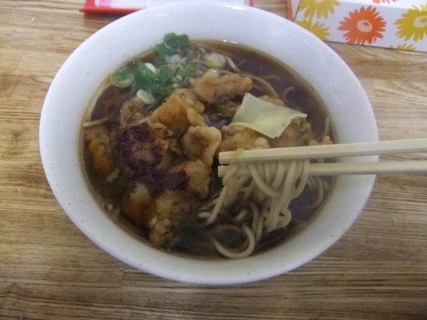 一由そば@日暮里のゲソ相棒そば2