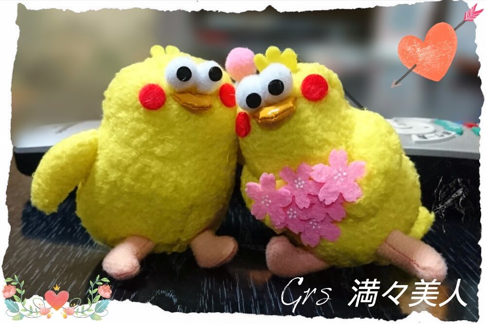 ポインコ兄弟 桜 三色団子 春バージョン その2 頂き物のチョコ お買い物 満々美人 楽天ブログ