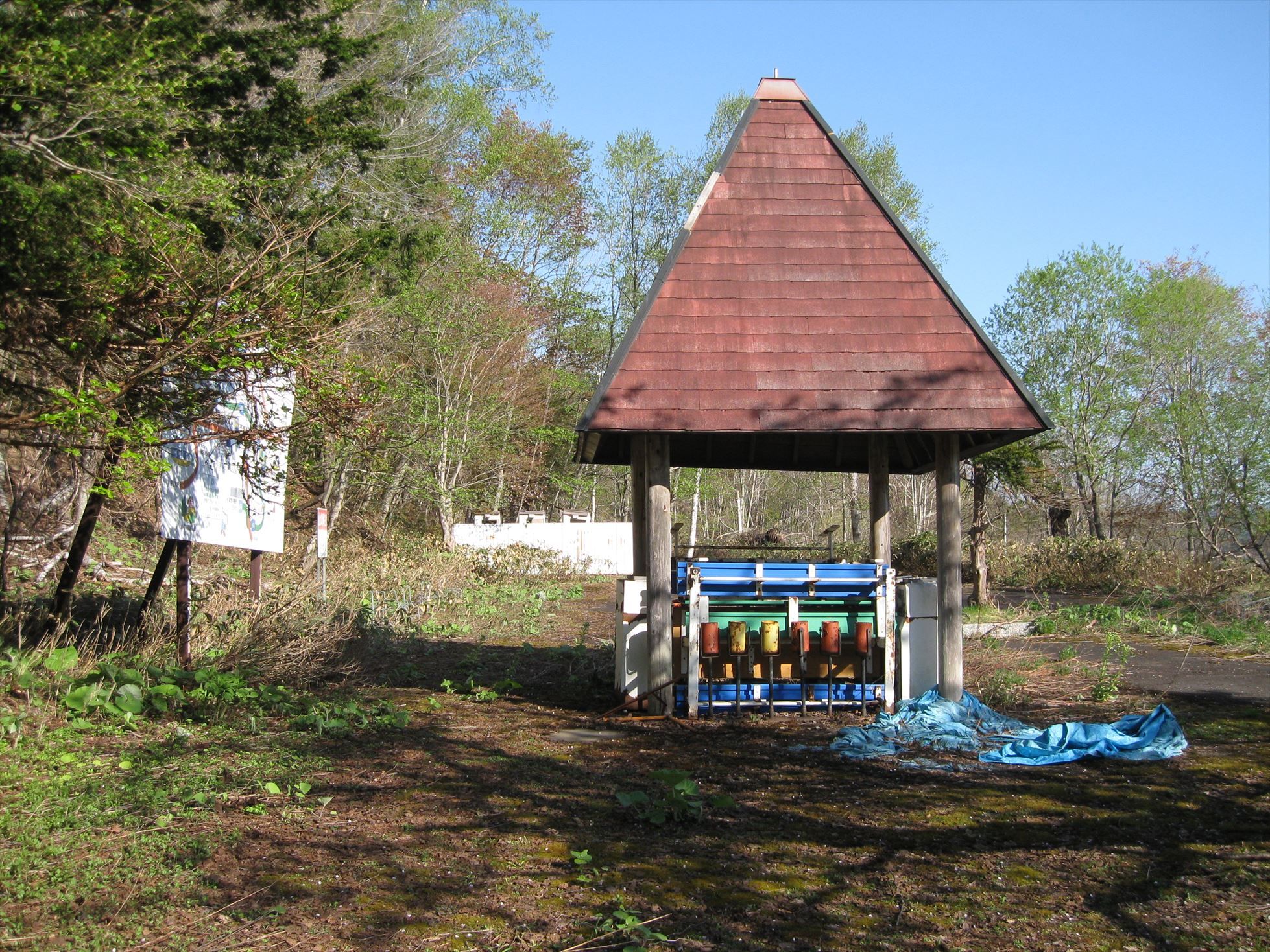 夕張鉄道 錦沢駅(錦沢遊園地)2019 昼間のパパ 楽天ブログ