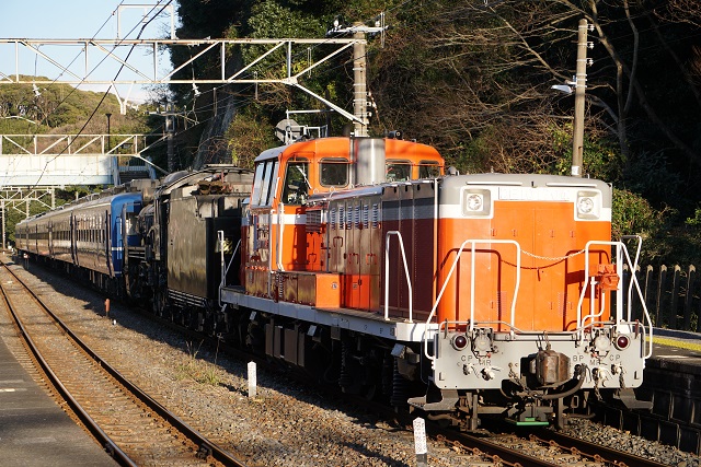 快速「SL館山」「DL勝浦」運転に伴う D51 498配給5