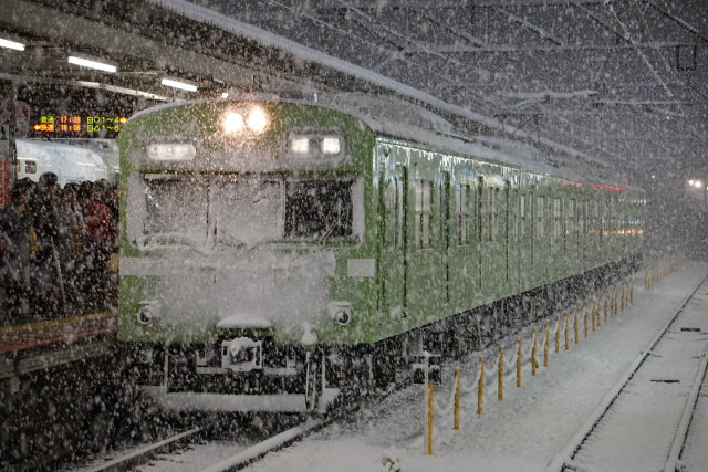 晴れの 大井川鉄道から大雪の京都に2