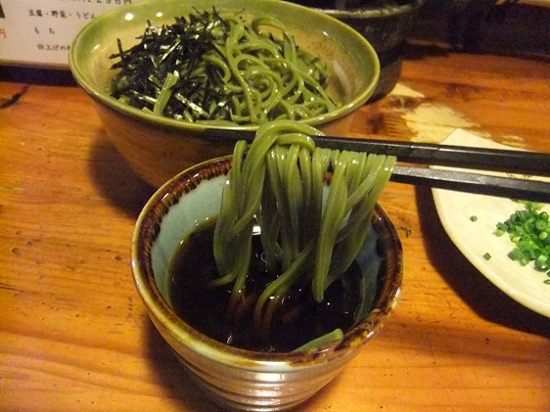 千住１丁目・佐留丹の茶そば２