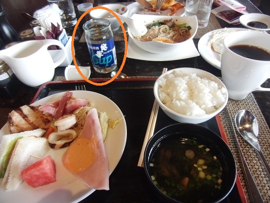 Ａ型人間の朝食は日本酒？