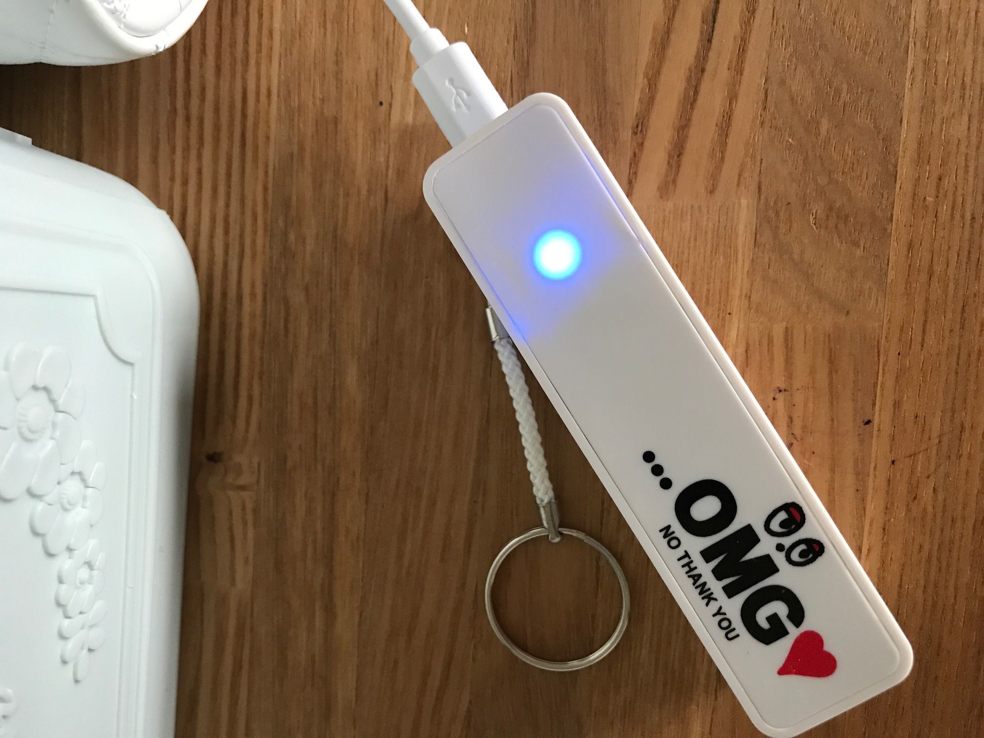 可愛いモバイルバッテリー300yen ダイソー 中古マンション改造計画 Diyでnaturalおうちづくり 楽天ブログ