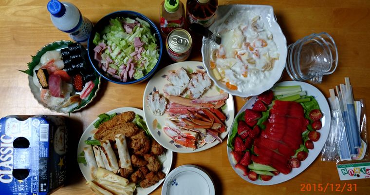 １２／３１晦日の料理.jpg