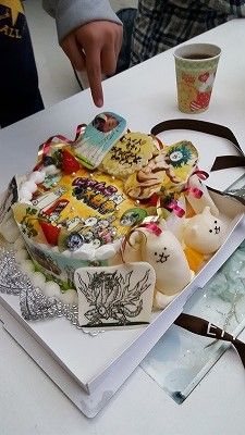9歳の誕生日はにゃんこ大戦争ケーキ Hanaの事情 楽天ブログ