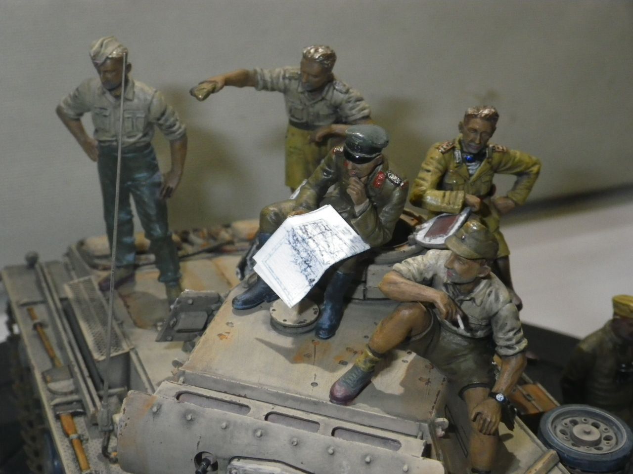 2018_1119ﾀﾐﾔ 1／35 ﾄﾞｲﾂIII号戦車L型 ﾛﾝﾒﾙ野戦指揮ｾｯﾄ(30)END