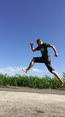 裸足ランニング　山田店長