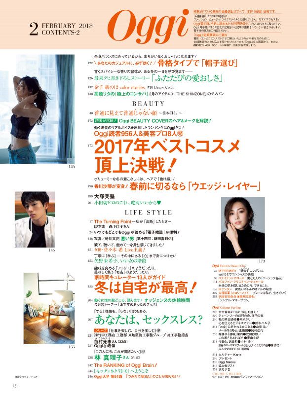 Oggi (オッジ) 2018年 2月号 今月号の内容は？？？ | リアル