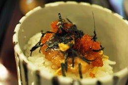 白米がほっけ蒲焼丼へ.JPG