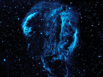 Tendrils of Hot Dust and Gas